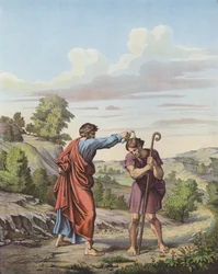 Samuel Anointing Saul as King of Israel and Judah